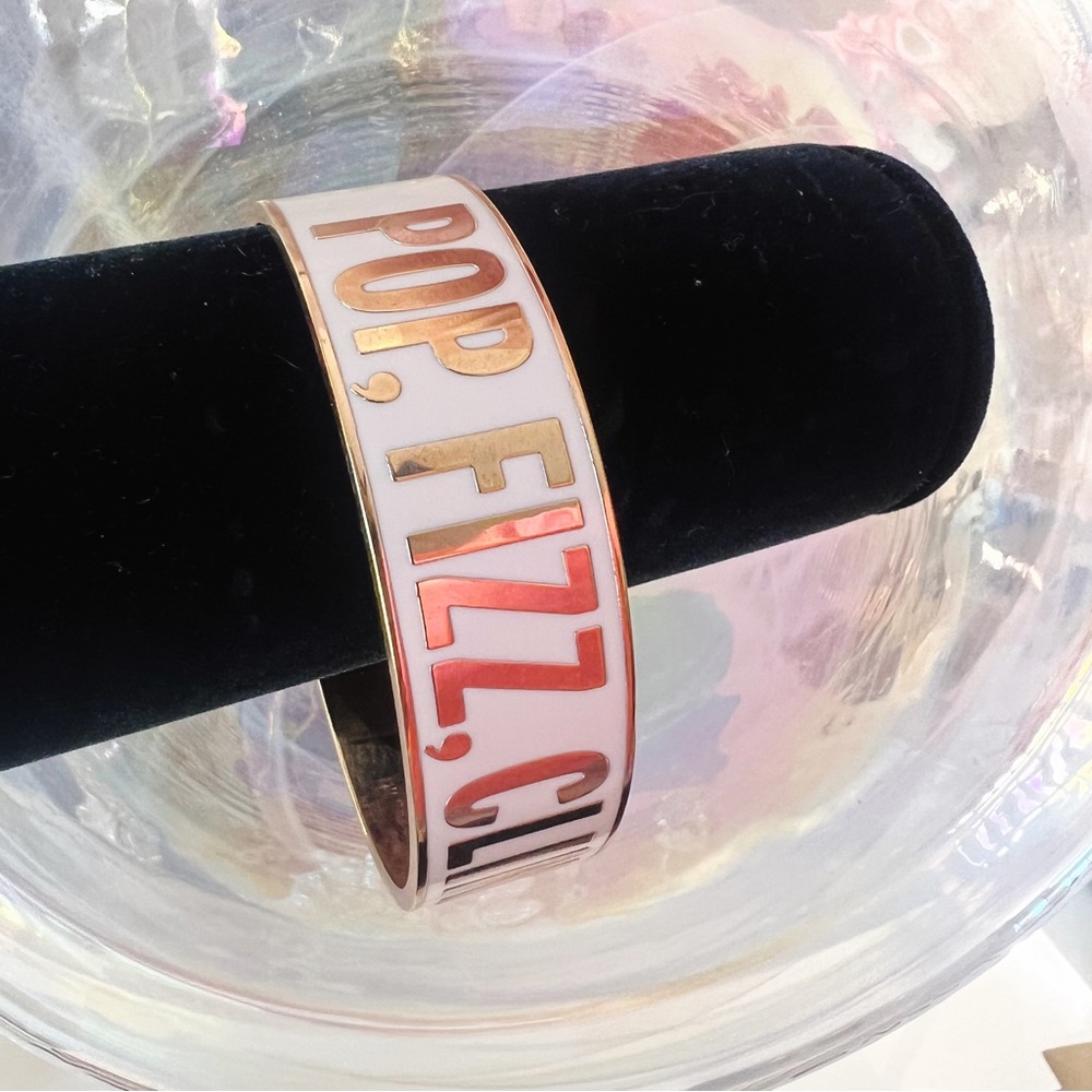 Kate Spade Bangle Bracelet “Pop, Fizz, Clink”